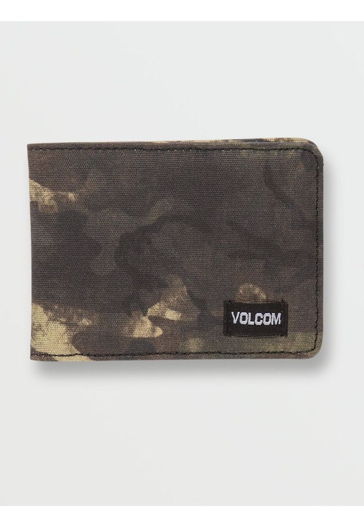 Billetera Post Bifold Hombre Verde Volcom-0