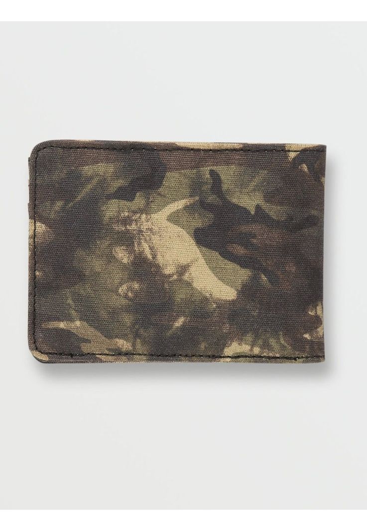 Billetera Post Bifold Hombre Verde Volcom-1