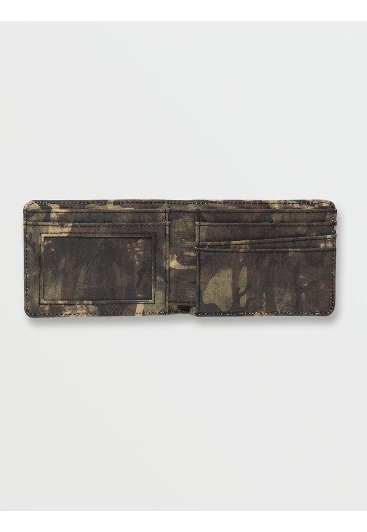 Billetera Post Bifold Hombre Verde Volcom-2