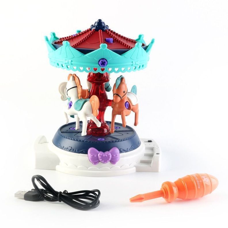 SET DE CARROUSEL CON LUZ Y SONIDO-0