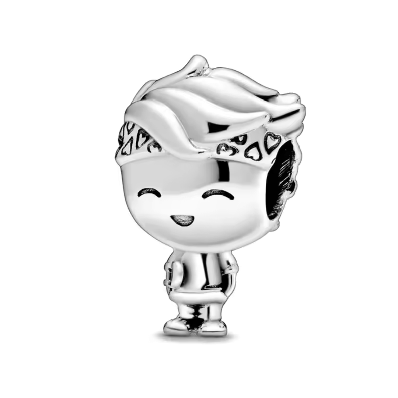 Charm Plateado Niño Con Skate-2