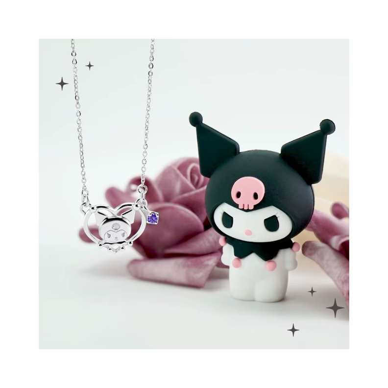 Collar De Acero Estilo Kawaii Kuromi-2