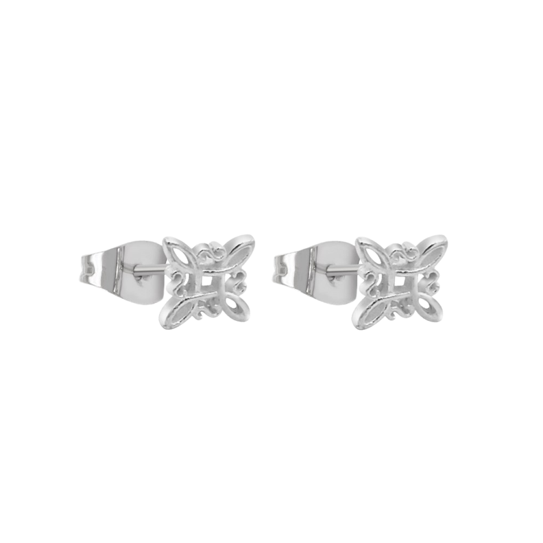 Aros De Plata Nudo De Brujas-0
