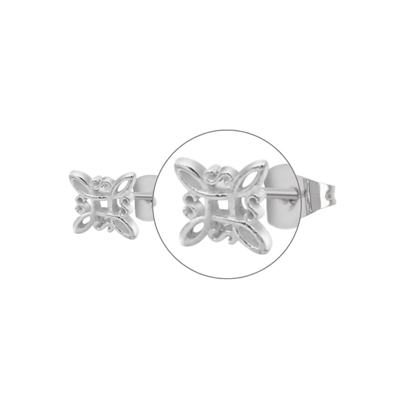 Aros De Plata Nudo De Brujas-2