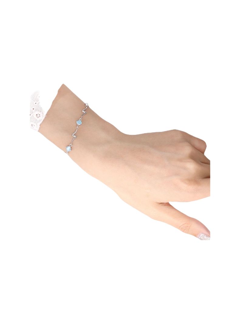 Pulsera Acero Océano Con Circones-2
