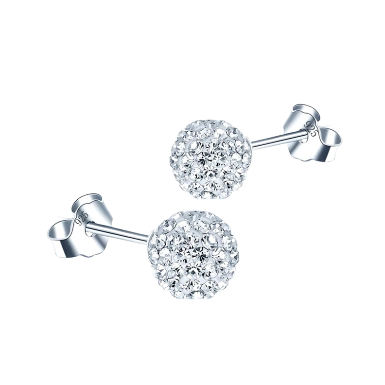 Aros De Plata Con Micro Circones Incrustados