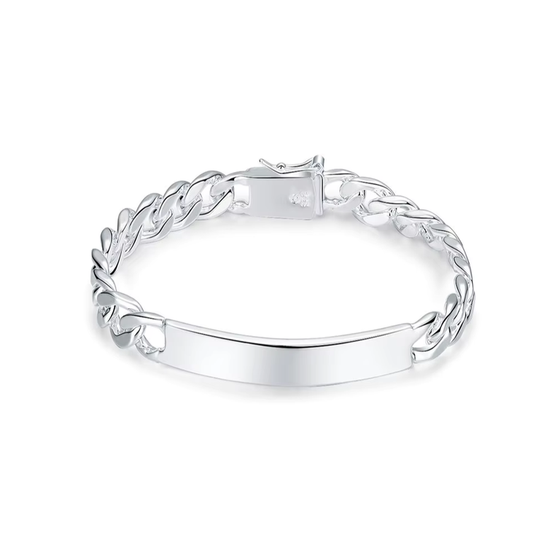 Pulsera Enchapada Estilo Cubano-0