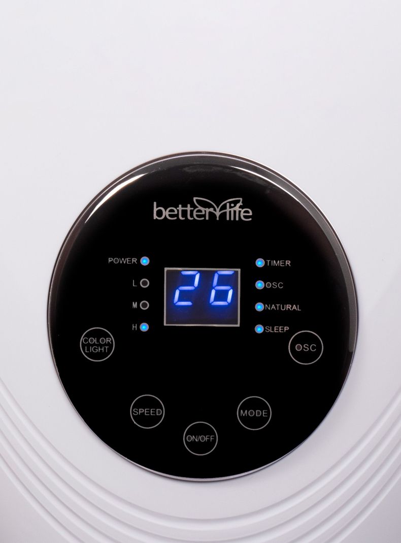 Ventilador sin Aspas con Luz LED BLBL48L-4
