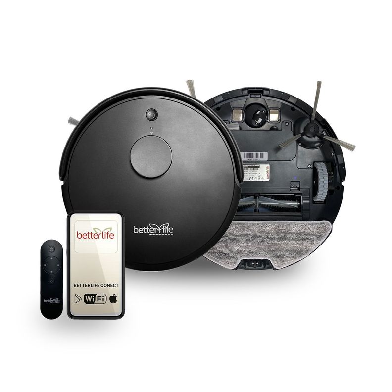 Robot Laser Aspiradora y Mopa SmartHome BLLD5200CVRW Negro