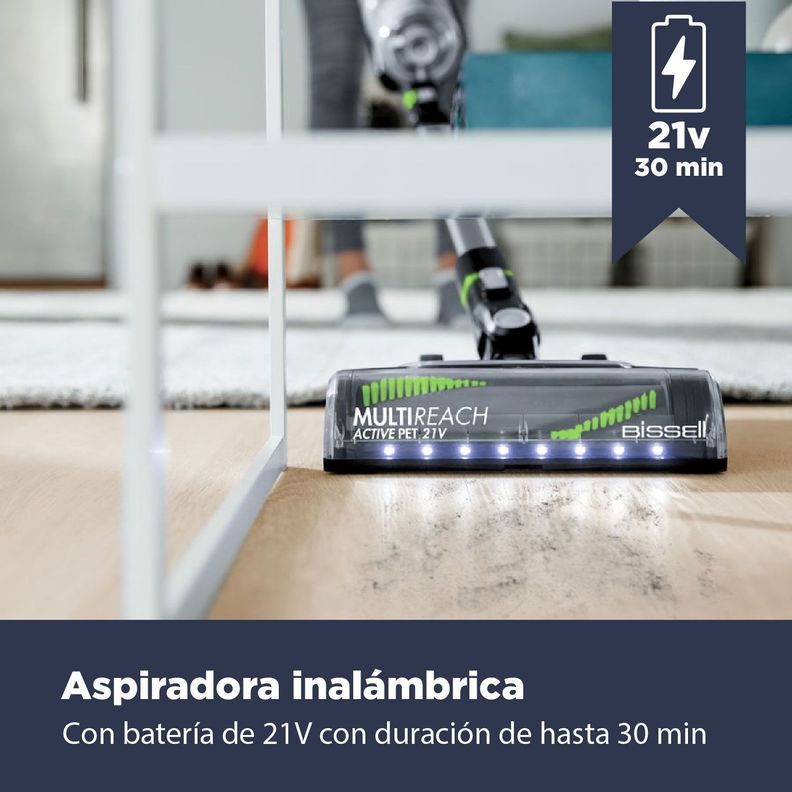 Aspiradora Inalámbrica MULTIREACH ACTIVE PET 21V 2907D-5