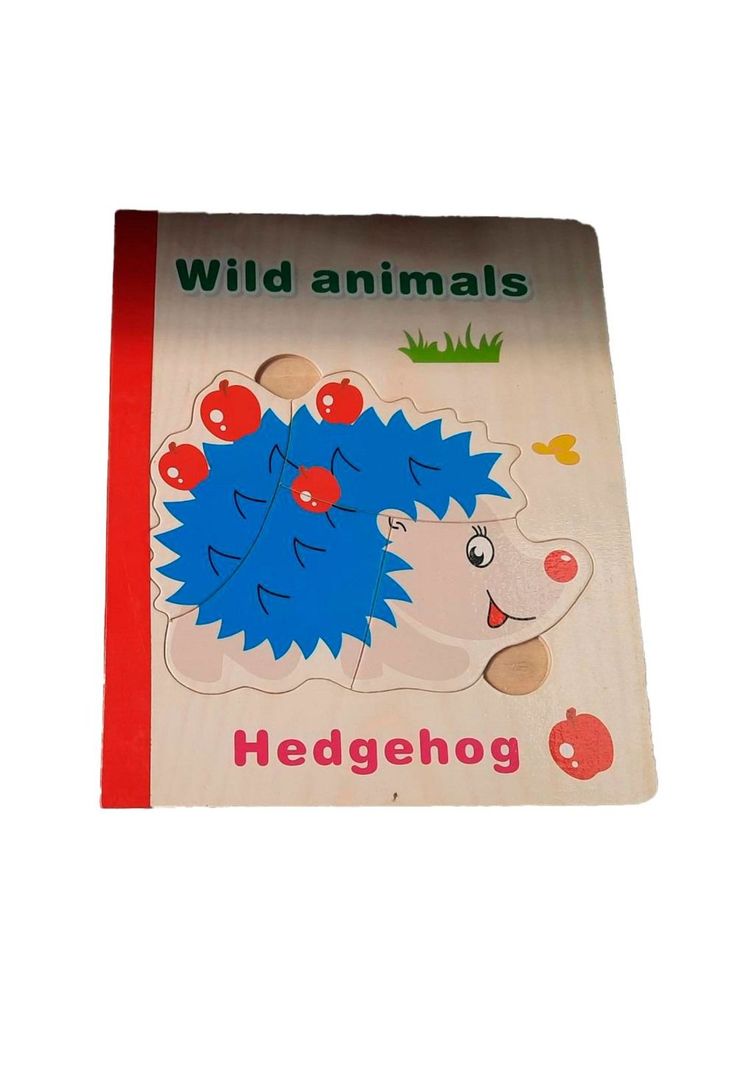 Libro de madera formato Puzzle de animales PB-C3-2