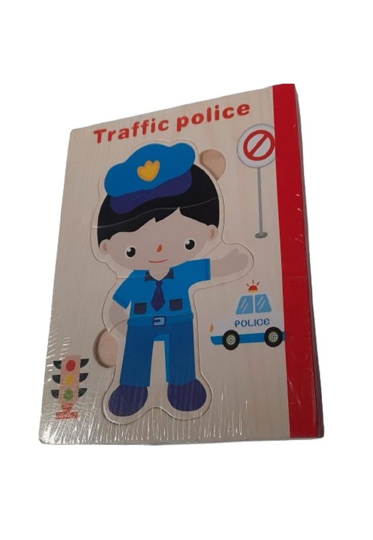 Libro de Madera formato Puzzle de trabajos y personajes PB-C3-0