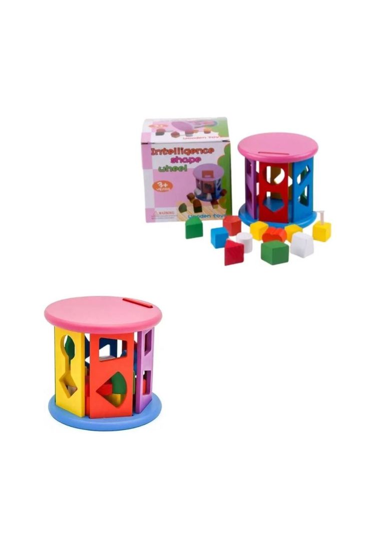 Rueda Encaje De Madera Figuras Para Niños Montessori PB-C2-0