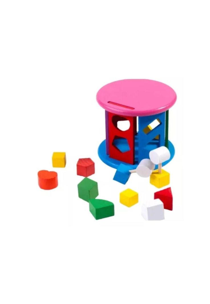 Rueda Encaje De Madera Figuras Para Niños Montessori PB-C2-1