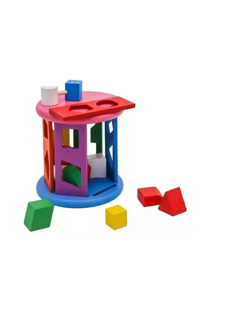 Rueda Encaje De Madera Figuras Para Niños Montessori PB-C2-3