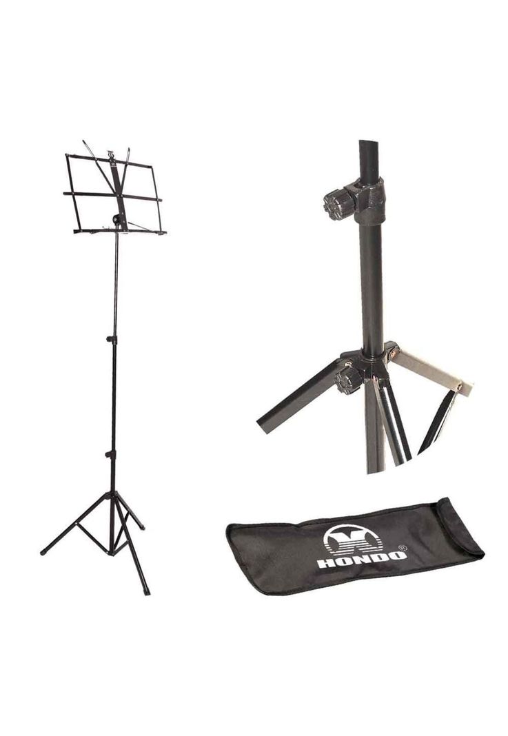 Atril de Partitura con Funda Hondo HOW-1/BK Plegable PB-F3-2