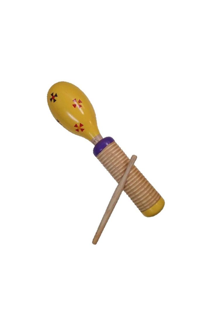 Maraca Guiro 26 cm Amarilla PA-H4E3-2