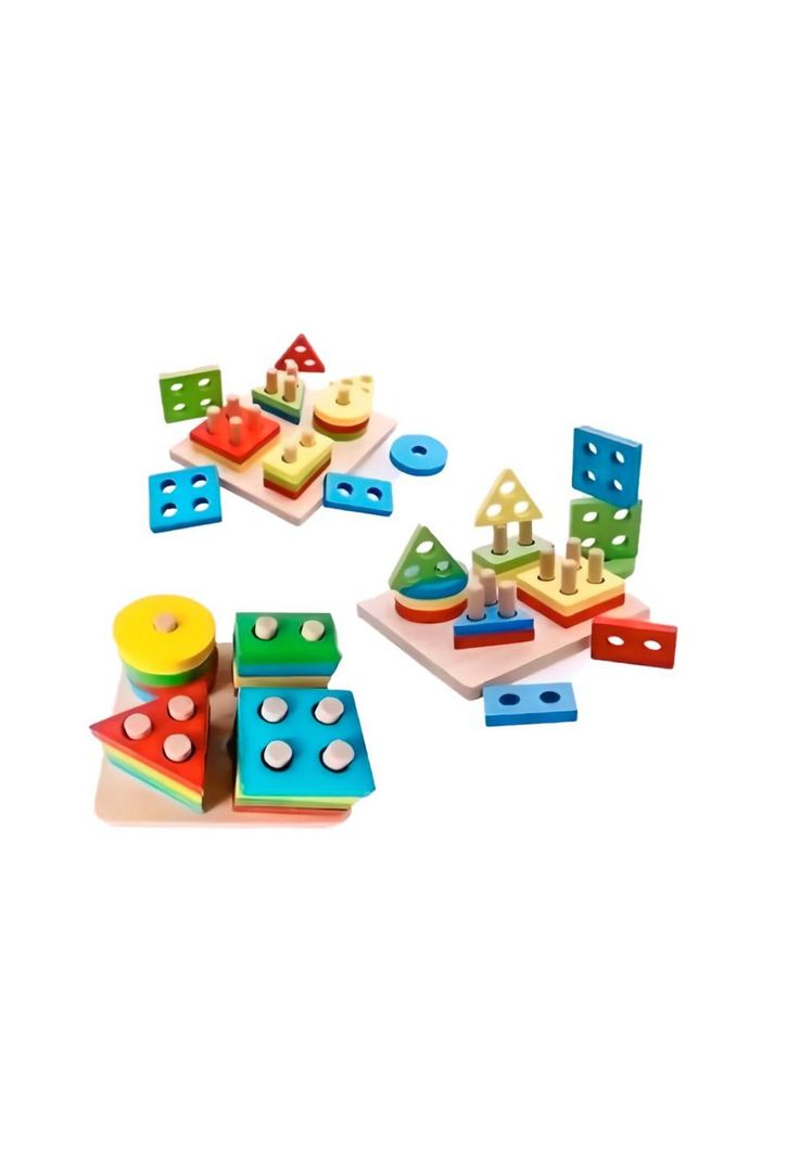 Figuras Geométricas Encaje Básico 4 figuras  Tolipa  PB-B2-1