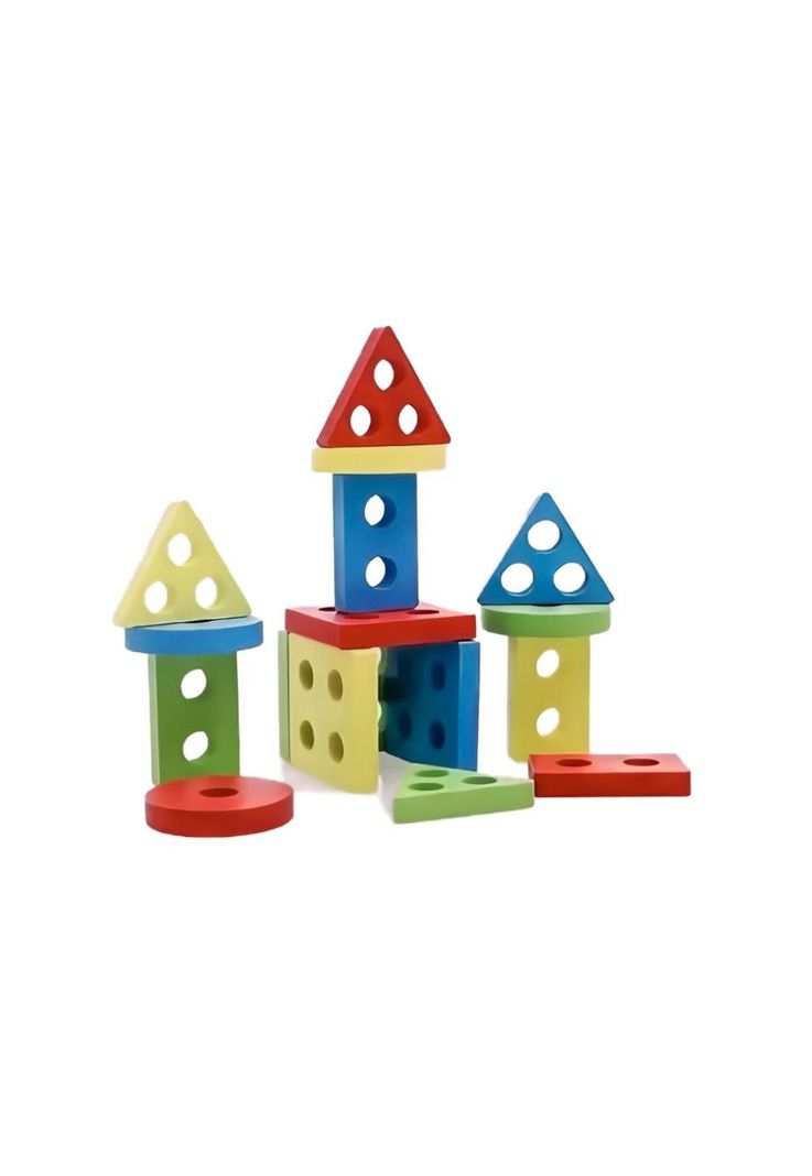 Figuras Geométricas Encaje Básico 4 figuras  Tolipa  PB-B2-2