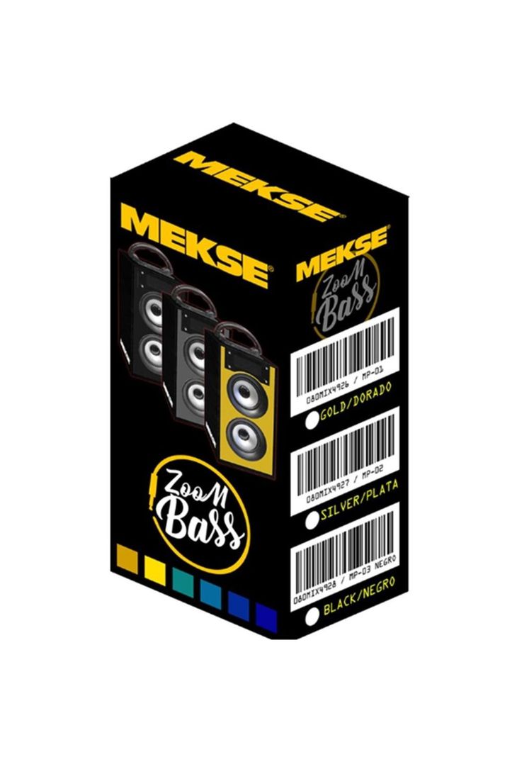 Parlante Activo Mekse "Zoom Bass" PB-E1E2-0