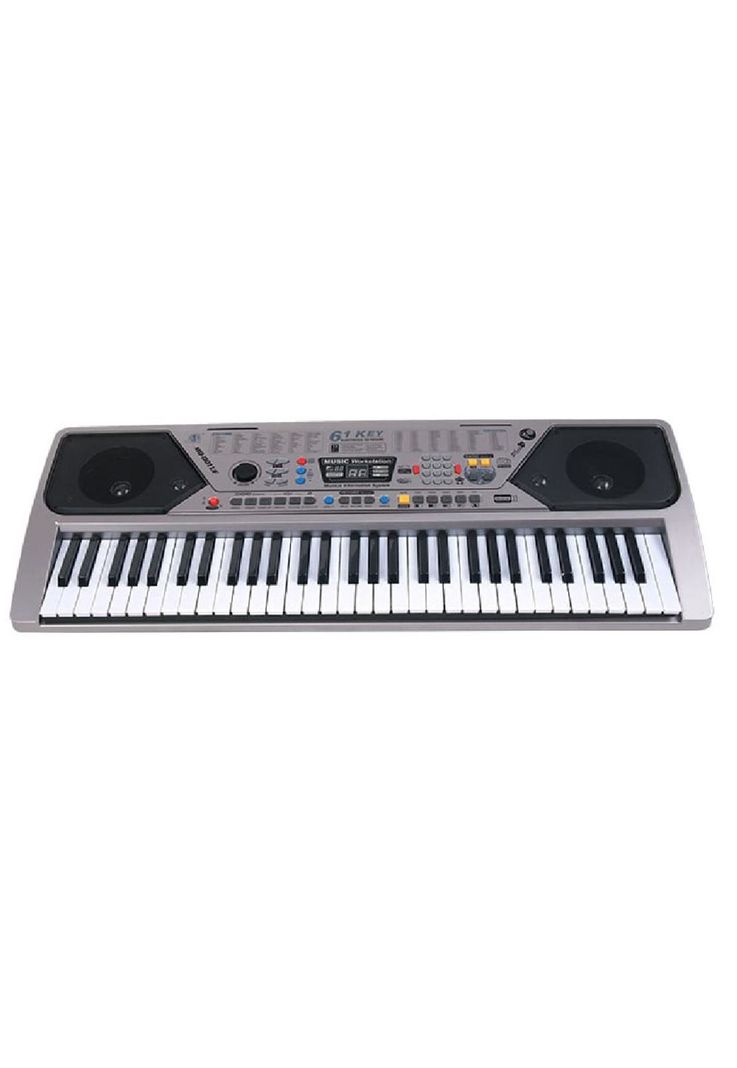 Teclado Piano Electrónico Micrófono Usb 61 Teclas Mq-001 PA-K0-0