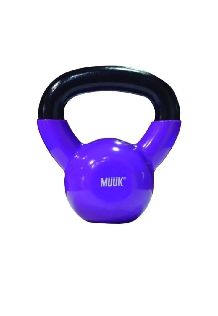 Pesa Rusa 4 KG MUUK morado de fierro cubierta PVC PA-K1-E3-0