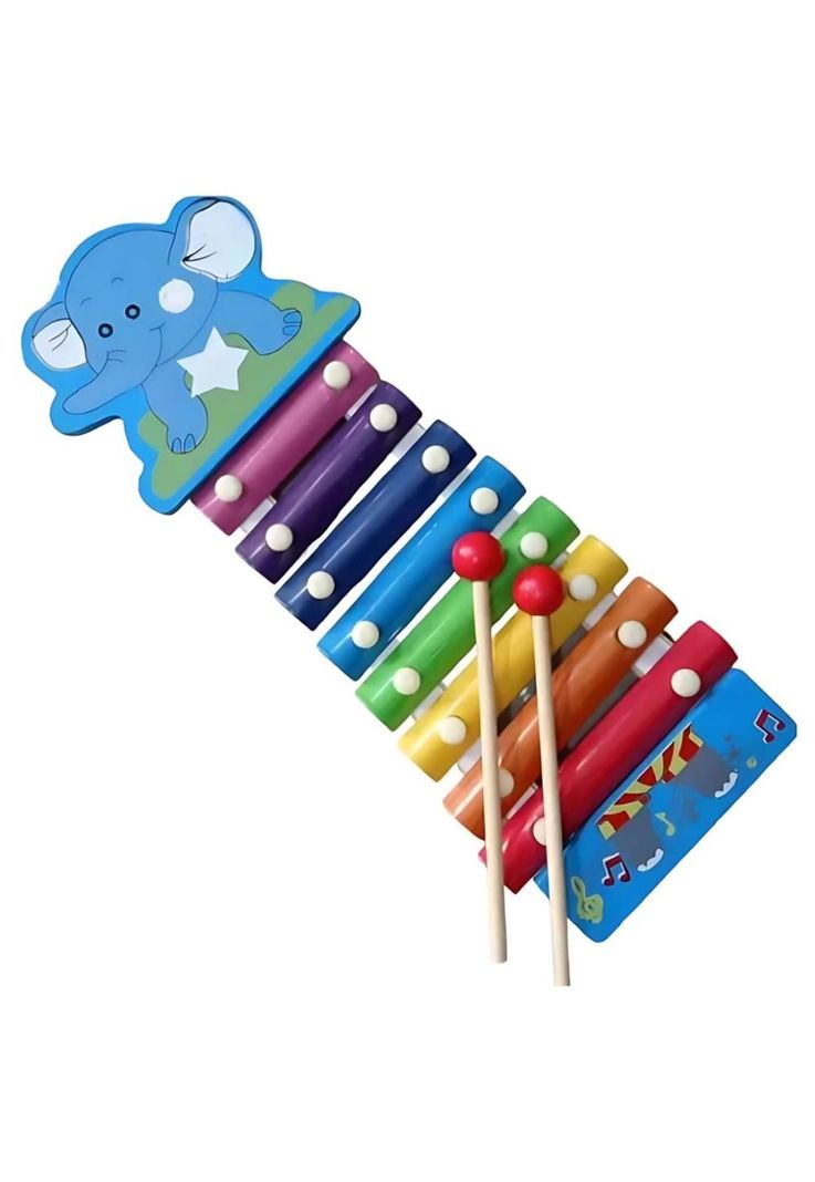 Metalófono de madera infantil diseño de anímale 8 nota PB-C9-0