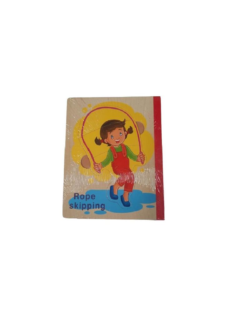 Libro de madera formato de rompecabezas de deporte PB-C3-0