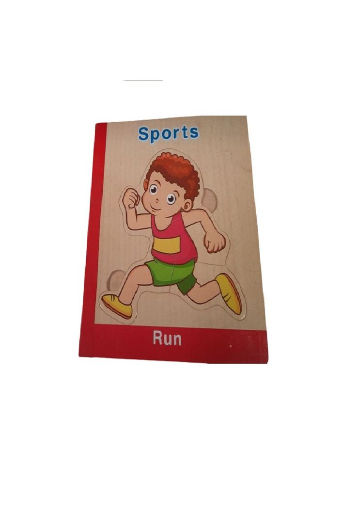 Libro de madera formato de rompecabezas de deporte PB-C3-2