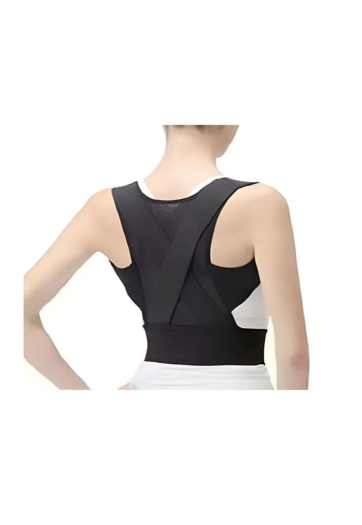 Faja Corrector Postura Espalda Corregidor Negro PA-K1E6-0