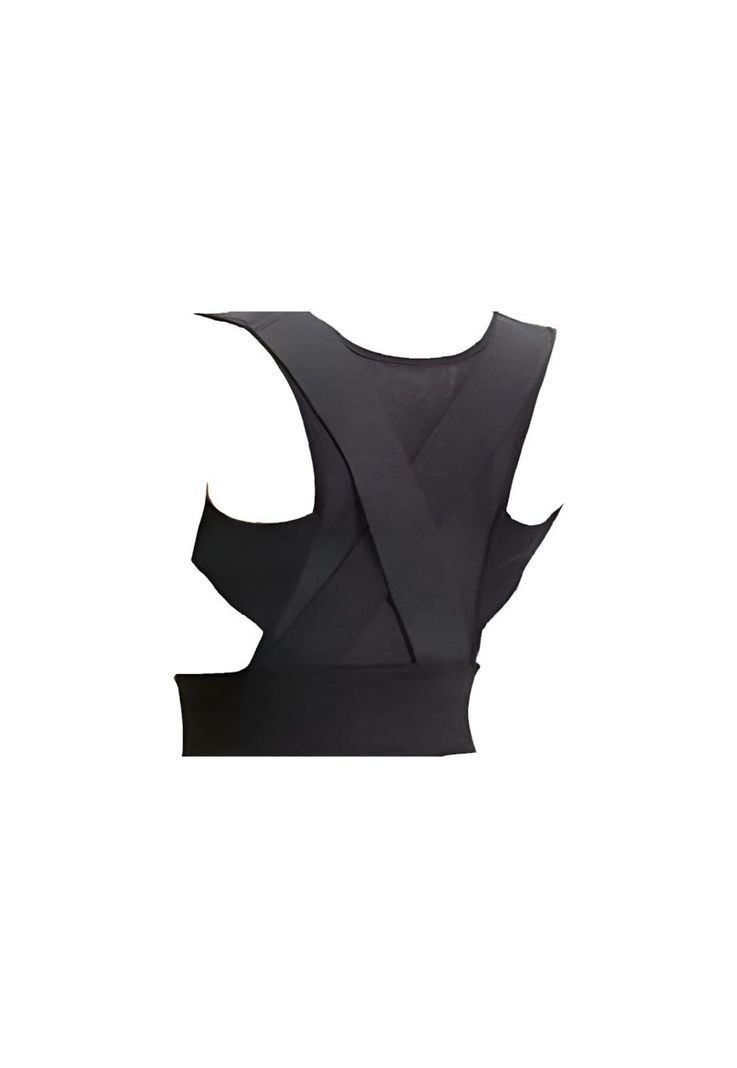 Faja Corrector Postura Espalda Corregidor Negro PA-K1E6-2