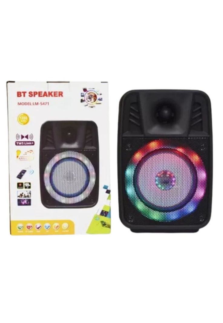Parlante Activo Super Bass LM-S471 Negro   PB-E1E3-2