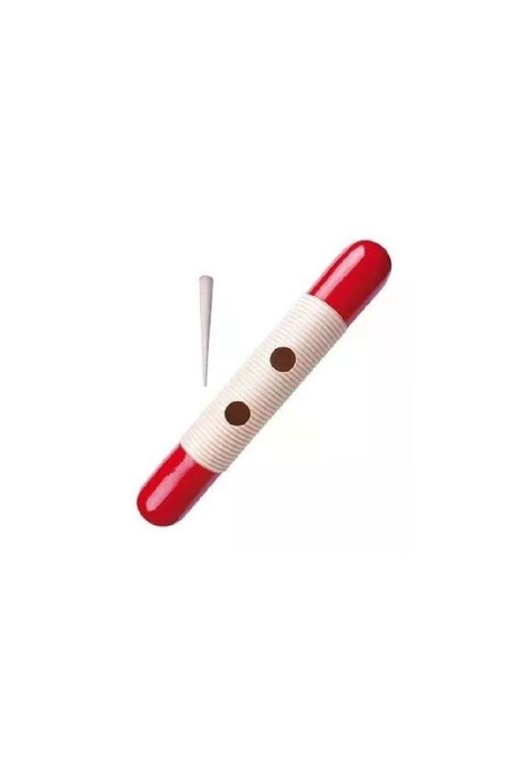 Guiro De Madera Con Raspador Didactico Nutech PA-G3E1-1