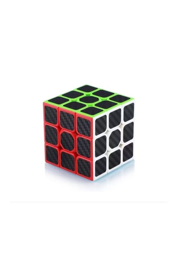 Cubo rotación y entretenimiento 3x3 Negro colores NEÓN PB-C2-2