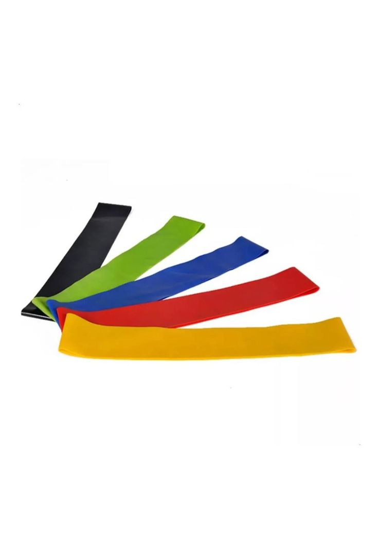 Bandas Elásticas De Resistencia 5 Unidades + Bolso Fitness PA-K1E1-3