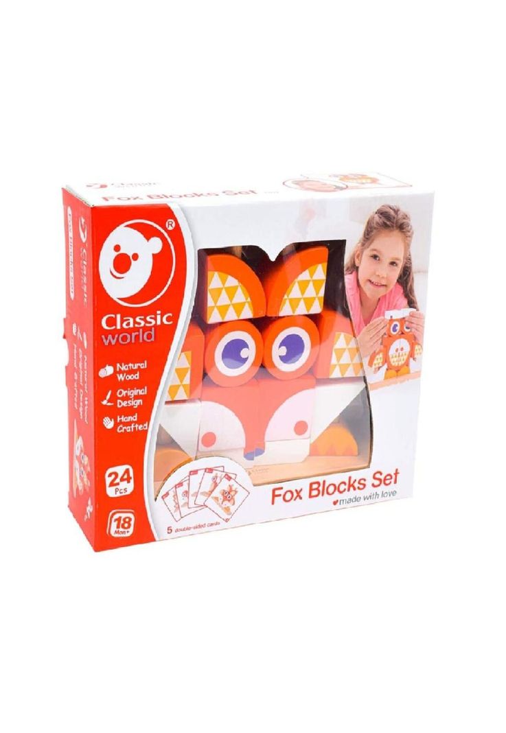 Bloque de zorro para niños de 24 piezas PB-B2-0