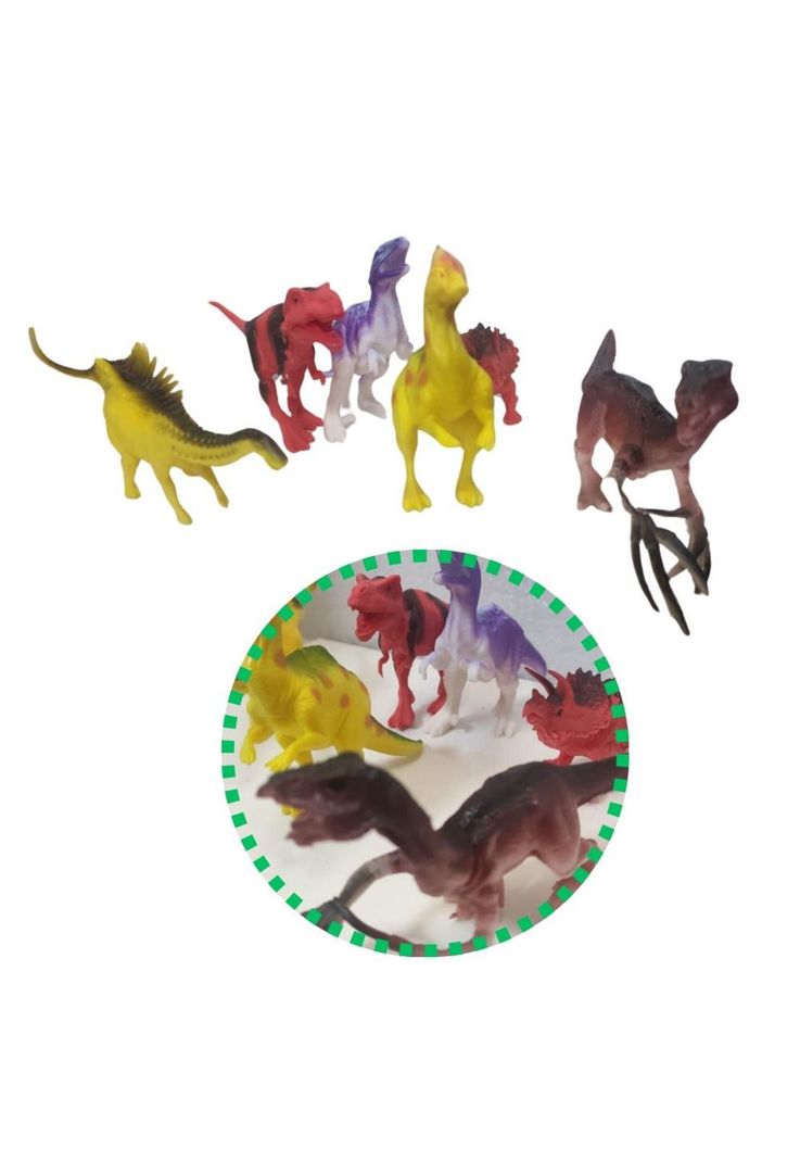 Set de 6 dinosaurio de juguete diferentes disenos PB-C12 0