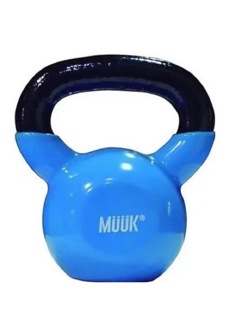 Pesa Rusa 12 KG MUUK celeste de fierro cubierta PVC PA-K1-E5-0