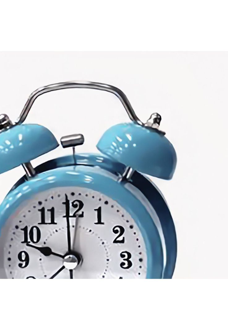 Reloj Despertador a Pila Azul Vintage Retro PB-C14-2