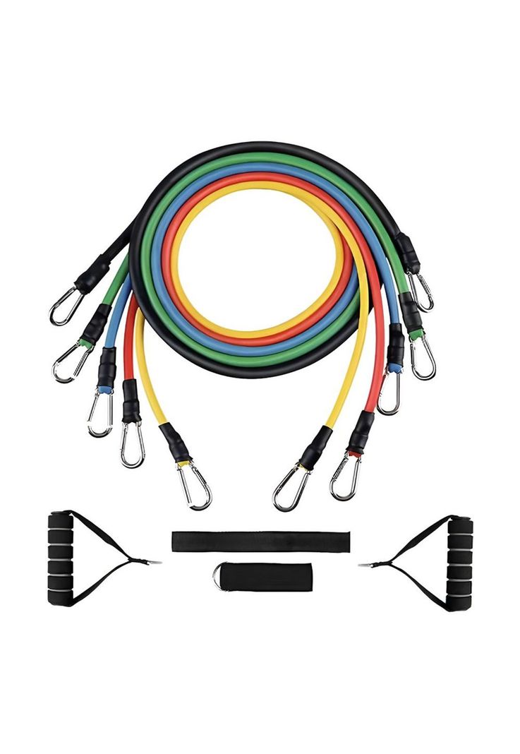Set De 5 Bandas Elásticas Colores Tubulares Ak sport PA-K1E1-1