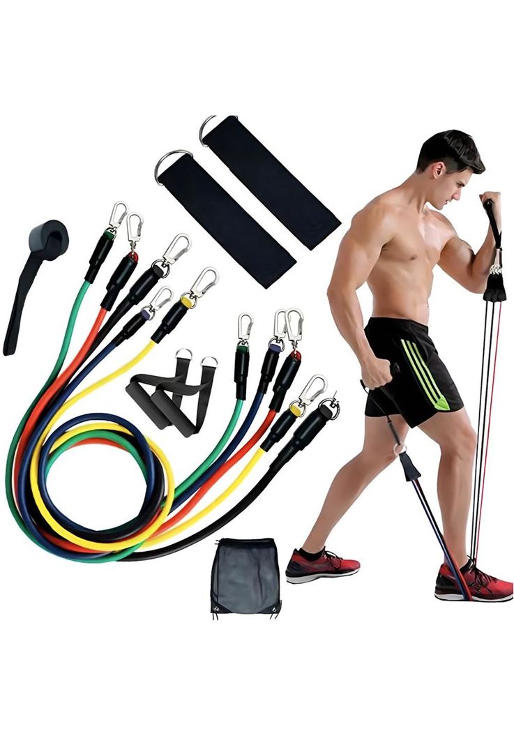Set De 5 Bandas Elásticas Colores Tubulares Ak sport PA-K1E1-4