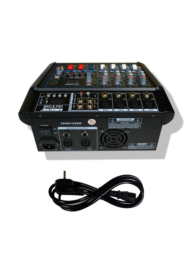 Consola Mixer Mekse UKS-4USB Bluethooth + USB PB-F2-4