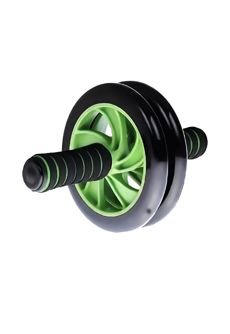 Rueda Abdominal Doble Rodillo Xh-9214 Verde PA-K2E5-0