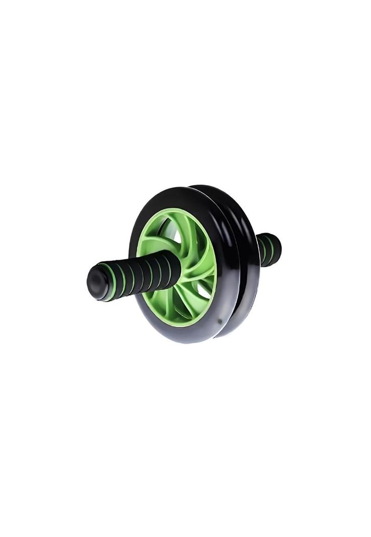 Rueda Abdominal Doble Rodillo Xh-9214 Verde PA-K2E5-1