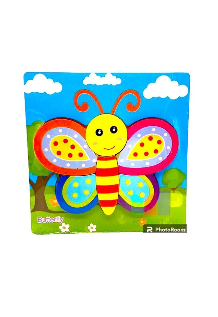 Rompecabezas de Mariposa de madera Pequeño PB-C4-0