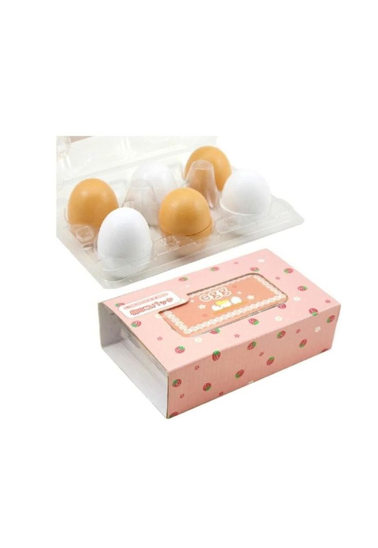 Huevos de madera Montessori  caja de 6 unidades PB-C3-1