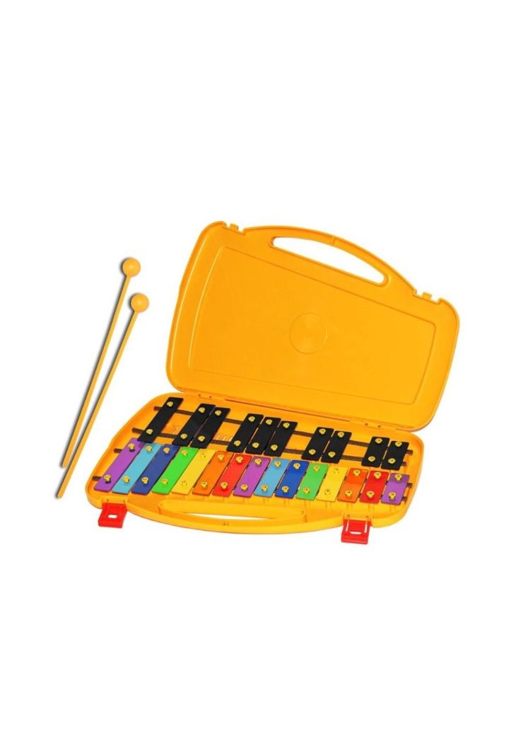 Metalofono Cromático 25 Notas RMX maleta/estuche Amarillo PB--0