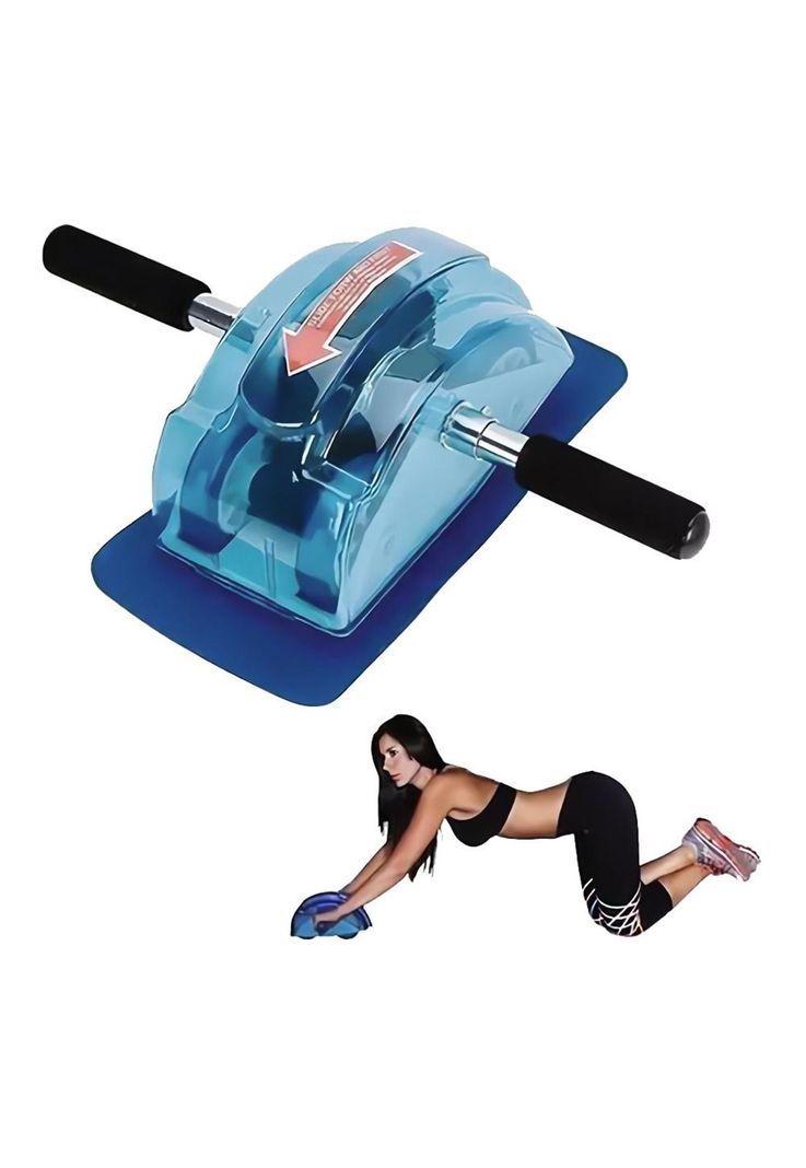 Rueda Abdominales Brazos Celeste Roller Slide Ak.sport PA-K2E5-0