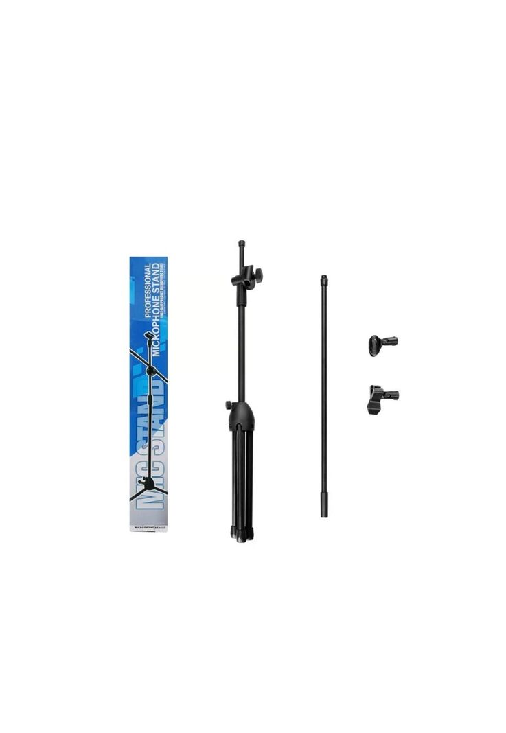 Atril Para Micrófono con Boom Metálico Doble Universal PB-F3-0
