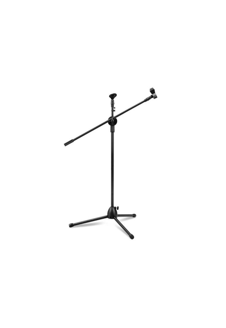 Atril Para Micrófono con Boom Metálico Doble Universal PB-F3-2